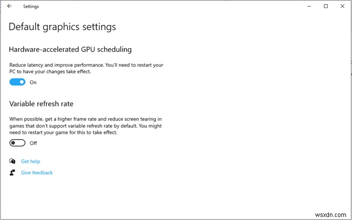 Windows 11/10에서 하드웨어 가속 GPU 스케줄링 활성화하는 방법