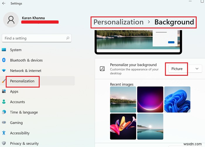 Windows 11에서 배경화면 변경하는 방법 – 기본 설정부터 숨겨진 배경화면까지