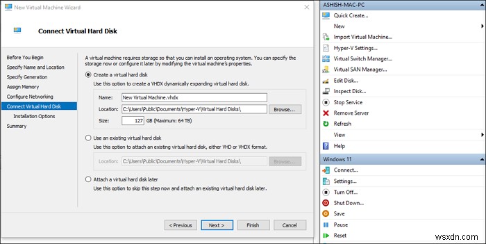 Windows 10에서 Hyper-V를 활용해 Windows 11을 안전하게 설치하는 방법
