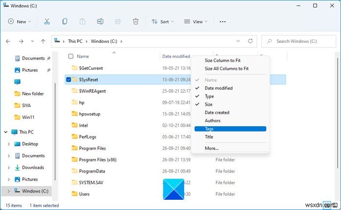 Windows 11/10 파일 탐색기의 모든 폴더에 열(세부 정보)을 영구적으로 추가하는 방법