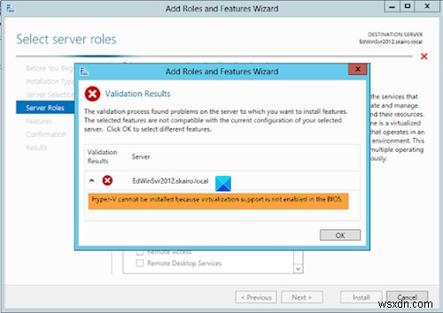Windows 11/10에서 Hyper-V가 설치되지 않을 때 해결 방법