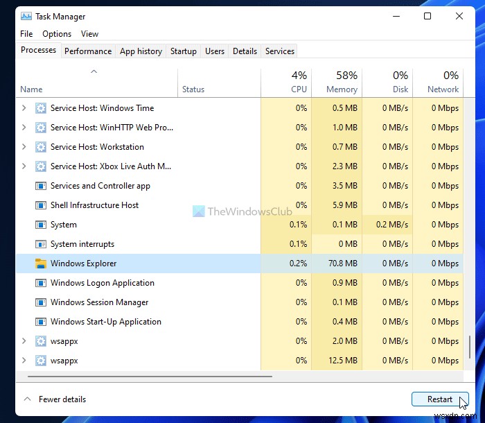 Windows 11에서 레지스트리 편집기로 작업 표시줄을 화면 맨 위로 이동하는 방법