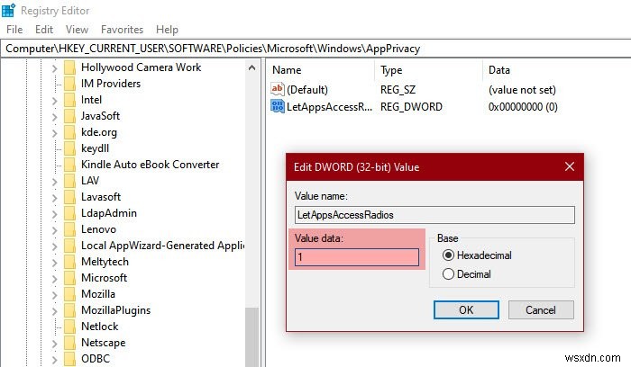 Windows 11/10에서 앱이 기기 라디오를 제어하도록 허용하는 3가지 방법