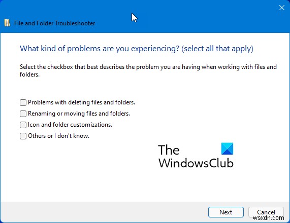 Windows 파일 및 폴더 문제 해결사로 탐색기 오류 자동 수정하기