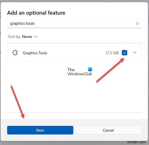 Windows 11/10에서 그래픽 도구(Graphics Tools)를 설치하는 방법