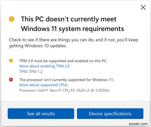 PC 상태 검사 도구로 내 PC가 Windows 11을 실행할 수 있는지 확인하는 방법