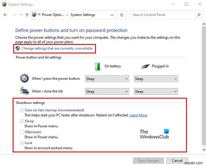 Windows 11/10에서 빠른 시작 켜기 옵션이 사라졌을 때 해결 방법