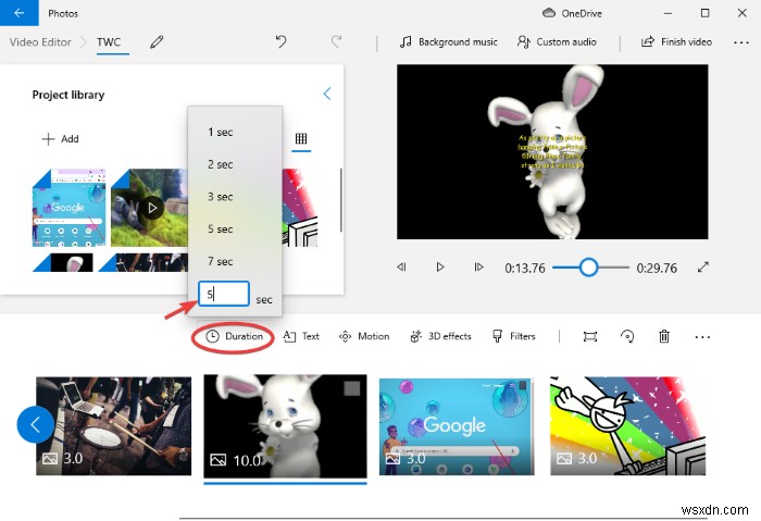 Windows 11/10 사진 앱으로 가사 영상(리릭 비디오) 만드는 방법