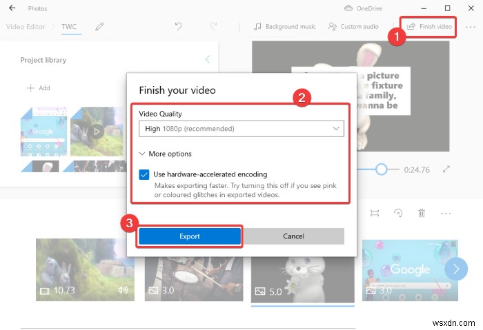 Windows 11/10 사진 앱으로 가사 영상(리릭 비디오) 만드는 방법