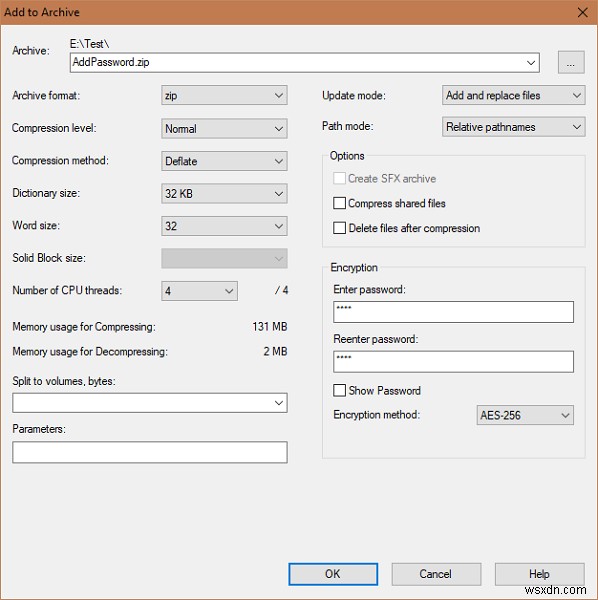 Windows 11/10에서 ZIP 파일에 비밀번호를 설정하는 방법