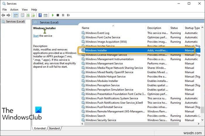 Windows 11/10에서 Windows Installer 서비스가 사라졌을 때 해결하는 5가지 방법