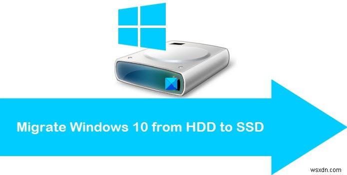 Windows 10 재설치 없이 HDD에서 SSD로 마이그레이션하는 방법