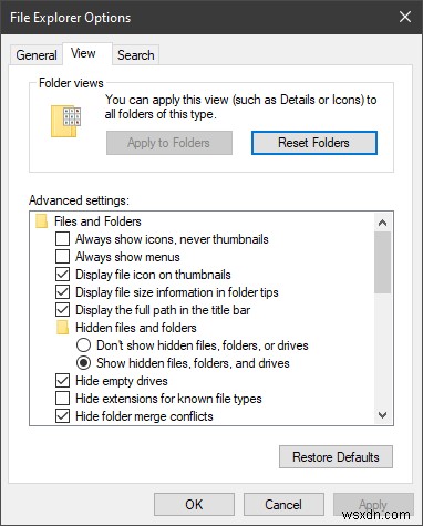 Windows 11/10에서 파일 탐색기 옵션을 여는 7가지 방법