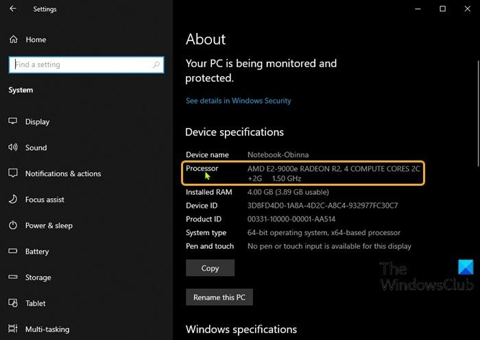 Windows 11/10에서 프로세서 캐시 메모리 크기 확인하는 4가지 방법