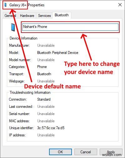 Windows 11/10에서 블루투스 기기 이름 변경하는 방법