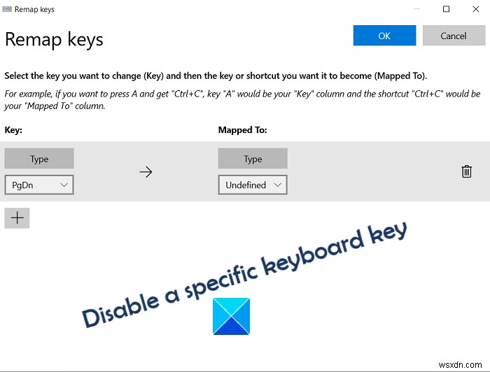 Windows 11/10에서 선택한 키보드 키를 비활성화하는 방법