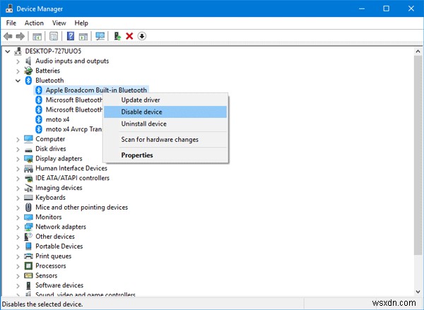 Windows 10에서 Bluetooth 네트워크 장치에 연결할 수 없습니다 오류 해결 방법