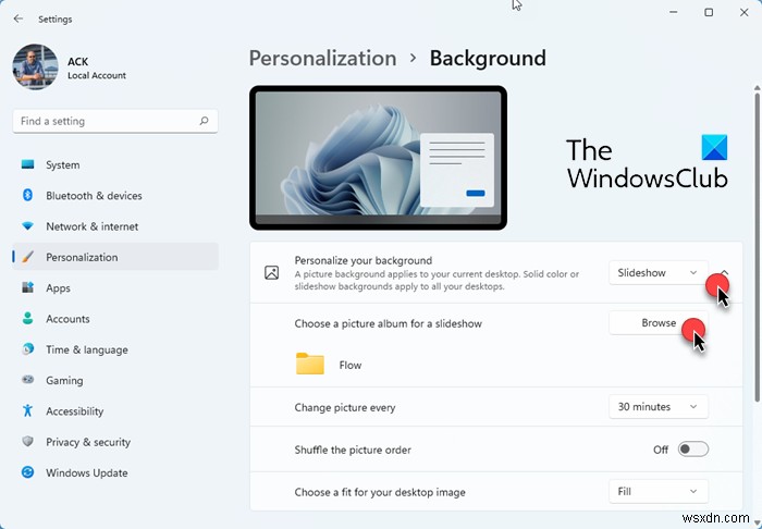 Windows 11/10에서 나만의 커스텀 테마를 만드는 방법