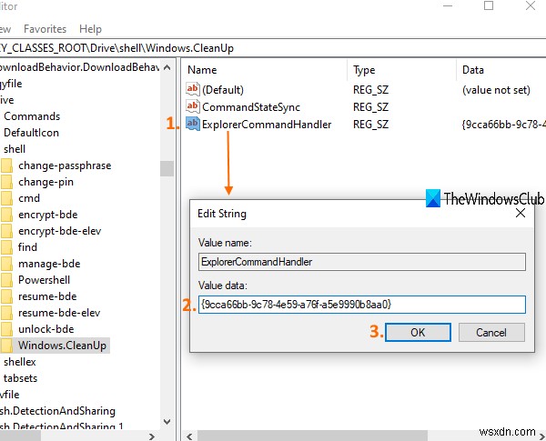Windows 10 하드 드라이브 우클릭 메뉴에 디스크 정리 추가하는 방법