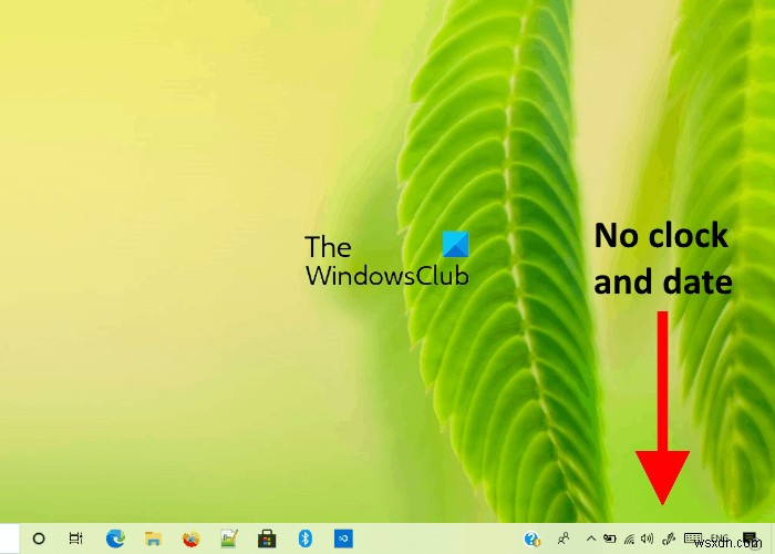 Windows 10 작업 표시줄에서 시계와 날짜 숨기는 방법