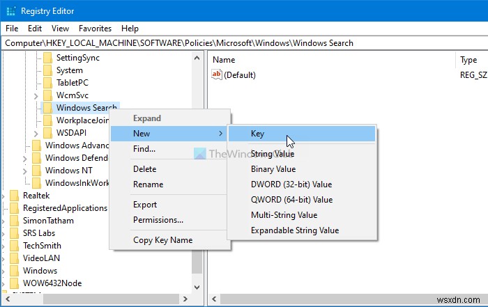 Windows 10 검색 색인에서 특정 폴더 경로의 인덱싱을 차단하는 방법
