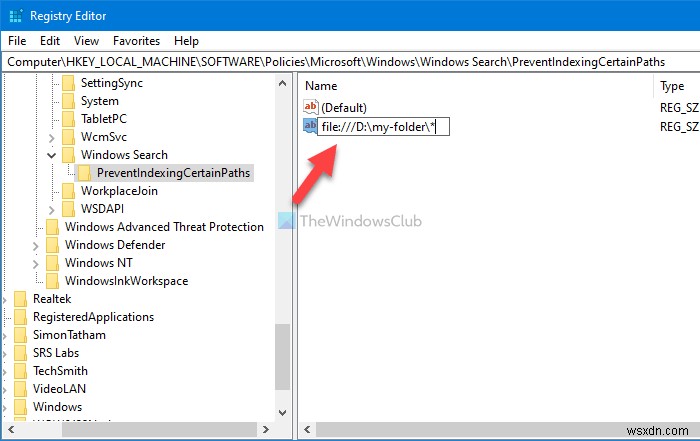 Windows 10 검색 색인에서 특정 폴더 경로의 인덱싱을 차단하는 방법