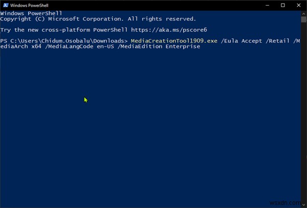 미디어 생성 도구(MCT)로 Windows 11/10 Enterprise ISO 다운로드하는 방법