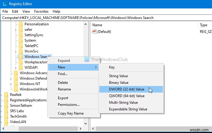 Windows 10에서 고급 검색 인덱싱 옵션을 비활성화하는 방법