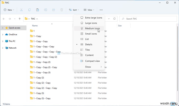 Windows 11/10에서 모든 폴더에 기본 폴더 보기 설정하는 방법