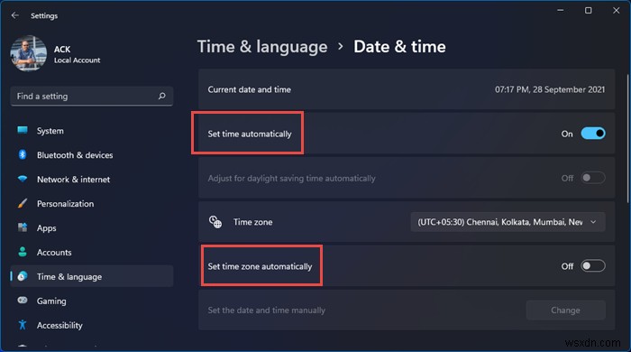 Windows 11/10 작업표시줄 시계가 잘못된 시간을 표시할 때 해결하는 7가지 방법