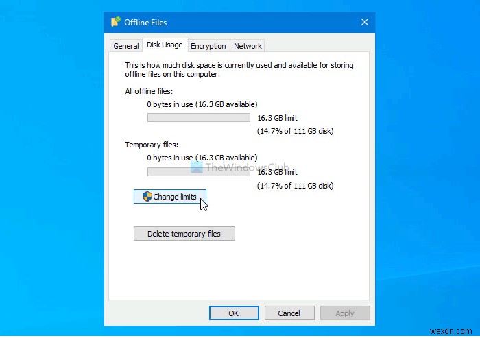 Windows 10 컨텍스트 메뉴에 항상 오프라인 사용 가능 옵션이 없을 때 해결 방법