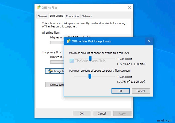 Windows 10 컨텍스트 메뉴에 항상 오프라인 사용 가능 옵션이 없을 때 해결 방법