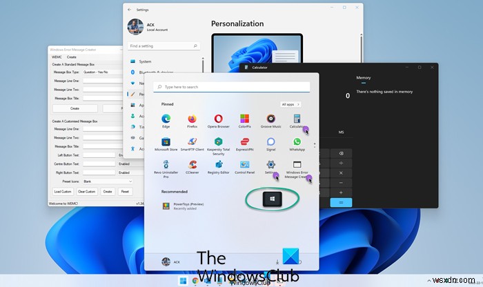 Windows 11/10 시작 메뉴에서 한 번에 여러 앱을 동시에 실행하는 방법