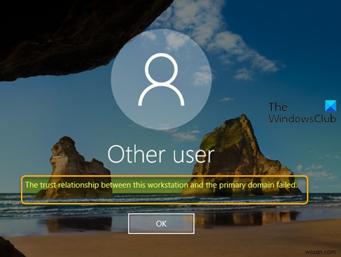 Windows 10  이 워크스테이션과 기본 도메인 간의 신뢰 관계가 실패했습니다  오류 해결 방법