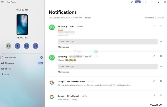 Windows 11/10에서 휴대폰 연결(Your Phone) 앱이 작동하지 않거나 열리지 않을 때 해결하는 9가지 방법