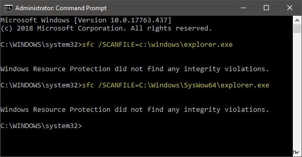 Windows 11/10에서 Explorer.exe  시스템 호출 실패  오류 해결 방법