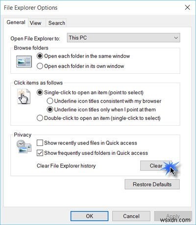 Windows 11/10에서 최근 파일 및 폴더 기록을 삭제하는 6가지 방법