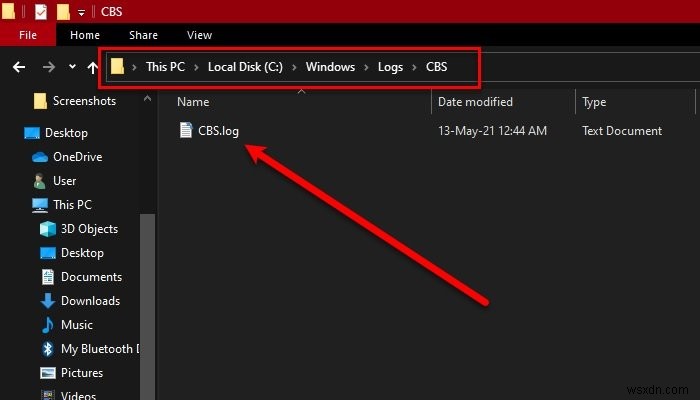 CBS.log 파일이란? Windows 10에서 CBS.log 확인 및 읽는 방법