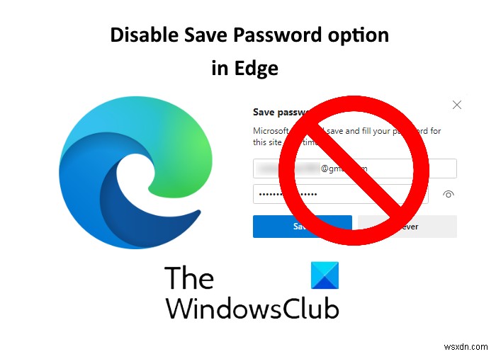Windows 10 레지스트리 편집기로 Edge 암호 저장 옵션 영구 비활성화하는 방법