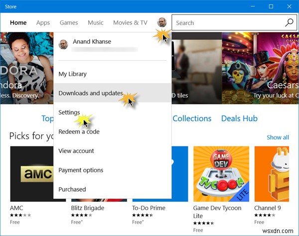 Windows 11/10에서 Microsoft Store 앱 업데이트를 수동으로 확인하는 방법