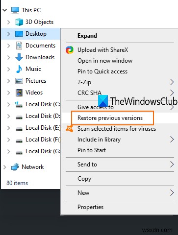 Windows 11/10에서 파일 및 폴더의 이전 버전을 복원하는 방법