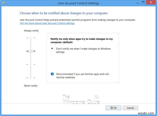 Windows 11/10에서 UAC(사용자 계정 컨트롤) 설정 변경, 활성화 및 비활성화 방법