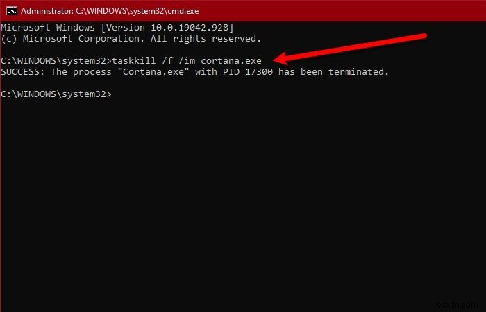 Windows 10에서 Cortana가 종료되지 않을 때 해결하는 3가지 방법