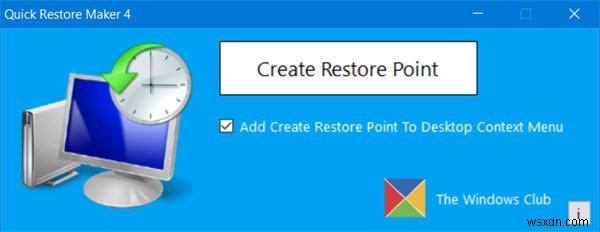 Windows 10에서 시스템 복원 바로 가기 만드는 방법