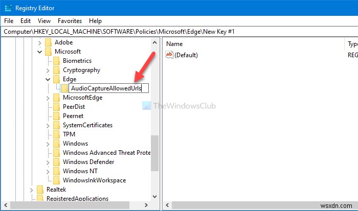 Microsoft Edge에서 오디오·비디오·화면 캡처 켜고 끄는 방법 (GPEDIT·REGEDIT)
