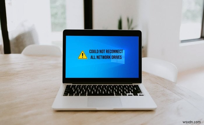Windows 10에서 모든 네트워크 드라이브를 다시 연결할 수 없음 알림 켜고 끄는 방법