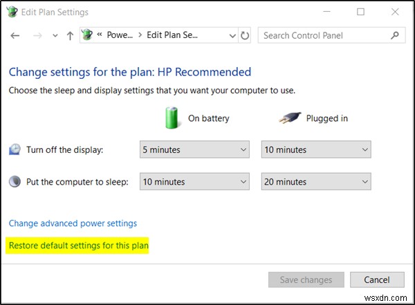 Windows 11/10 배터리 아이콘에 노란색 느낌표 삼각형이 표시될 때 해결 방법