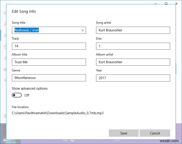 Windows 11/10에서 음악 메타데이터 편집하는 방법 총정리