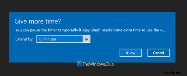Windows 10에서 화면 시간 가족 설정으로 인해 기기가 잠겼습니다 오류 해결 방법