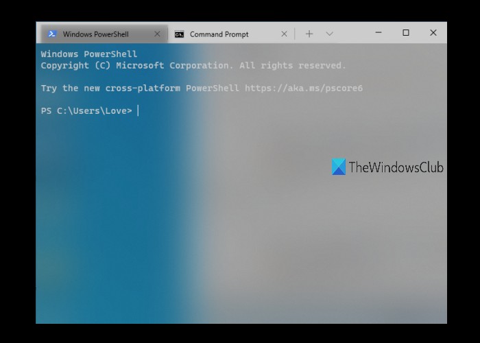 Windows 터미널에서 아크릴 투명 배경 활성화하는 방법
